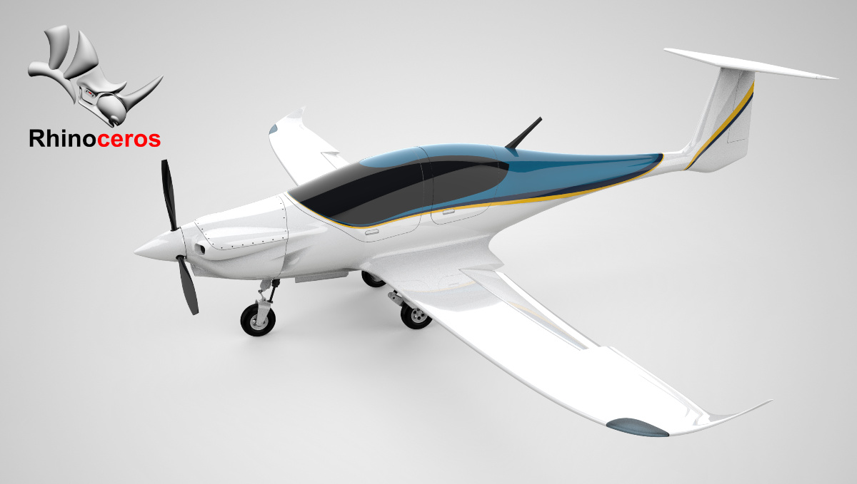 Aircraft 3D Rhino Nurbs Modeling Training